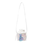 Christmas Holiday Glimmer Drawstring Cross Body Bag - Pink Poppy Australia