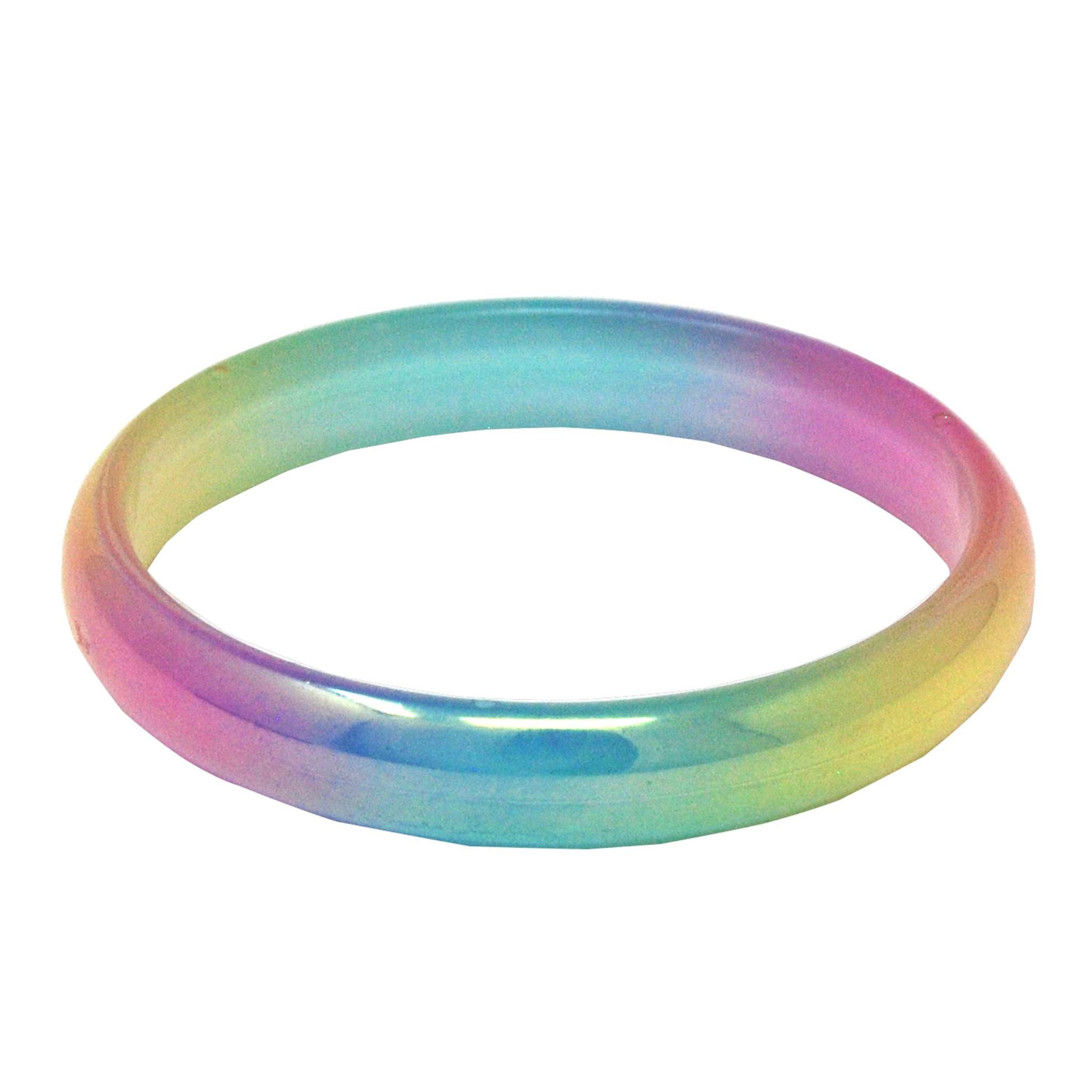 Pastel Iridescent Multi Colored Bangle - Pink Poppy Australia