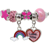 Rainbow Charm Bracelet - Pink Poppy Australia