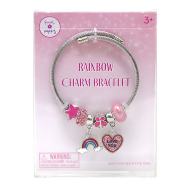 Rainbow Charm Bracelet - Pink Poppy Australia