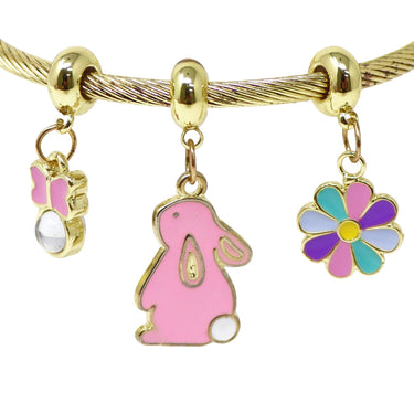 Bunny Charm Bracelet - Pink Poppy Australia