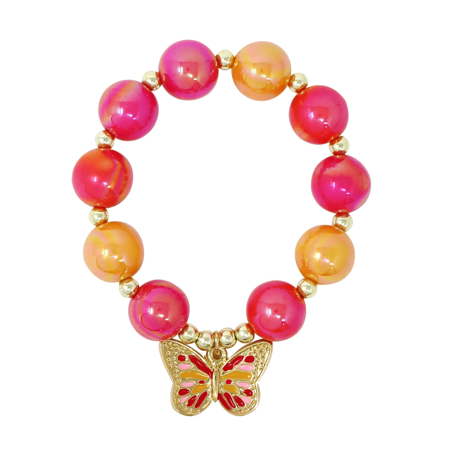 Vibrant Butterfly Bracelet - Pink Poppy Australia