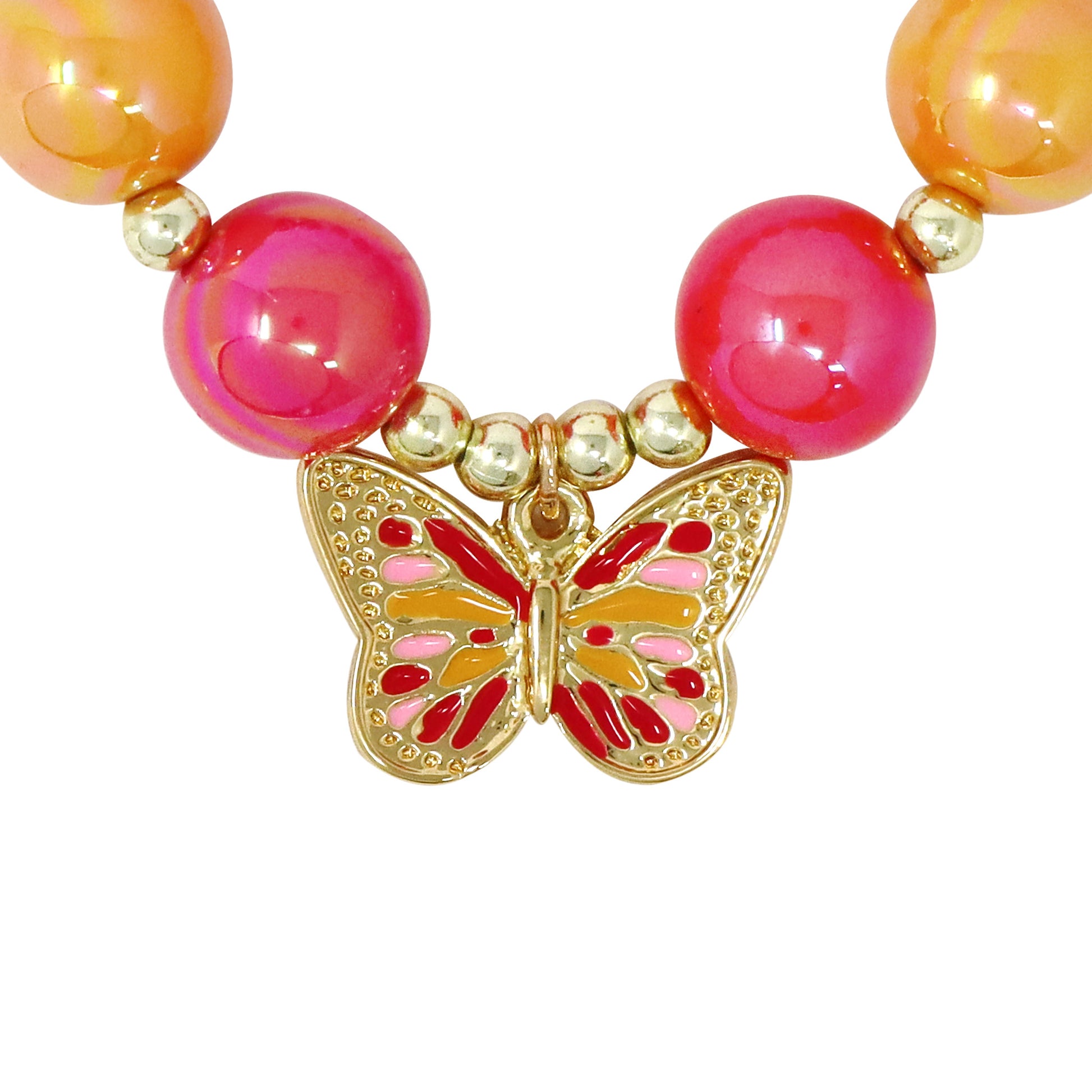 Vibrant Butterfly Bracelet - Pink Poppy Australia