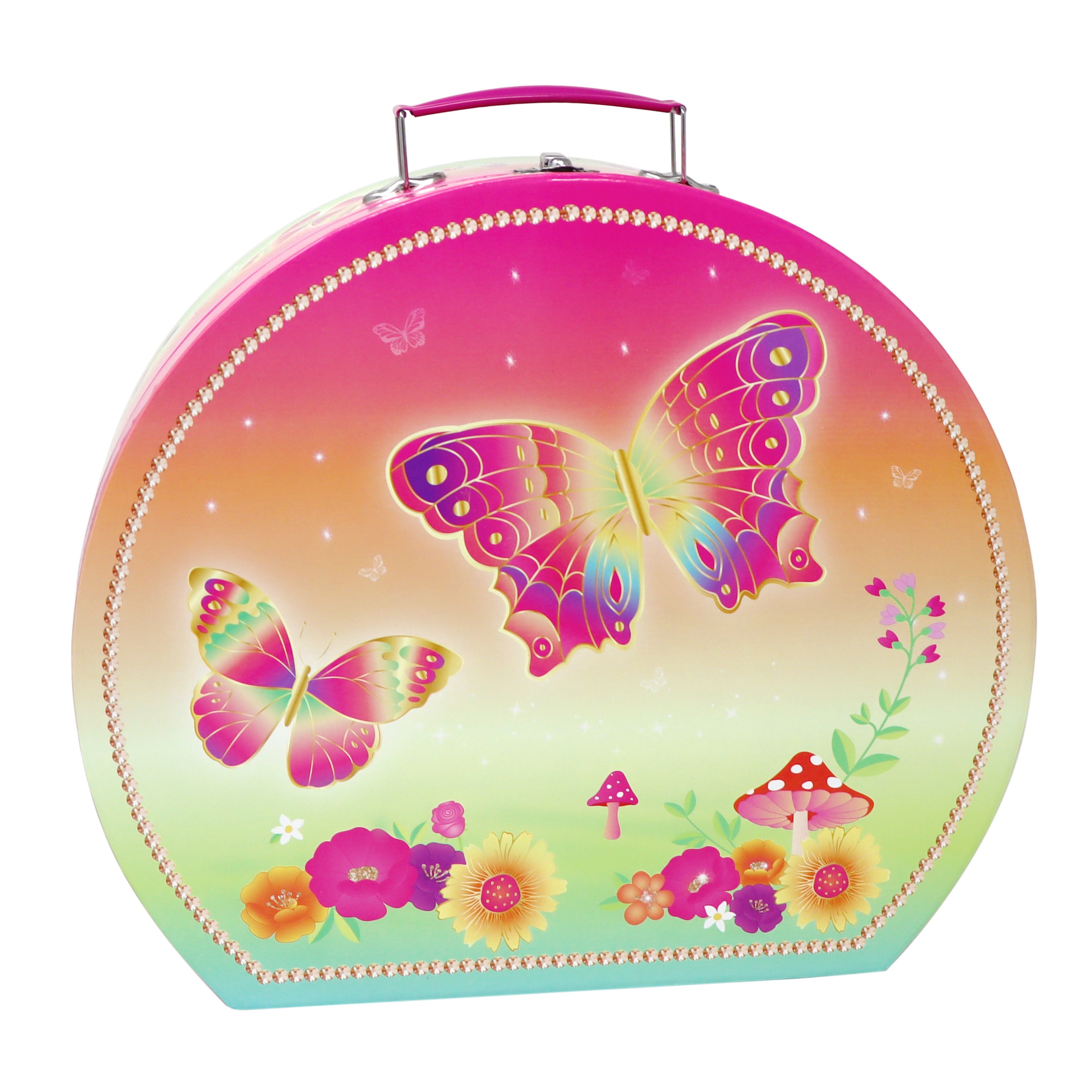 Rainbow Butterfly Cooking Set In Carry Case - Pink Poppy Australia