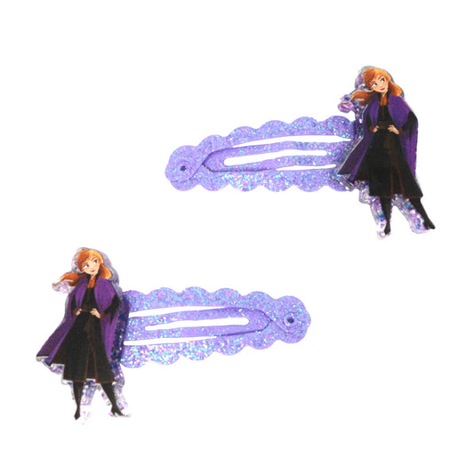 Disney Frozen 2 Elsa & Anna Character Shaped Snapclips - Pink Poppy