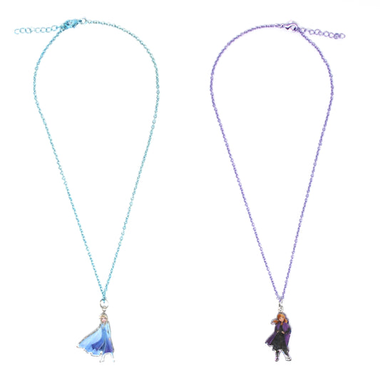 Disney Frozen 2 Character Shaped Necklace - Pink Poppy