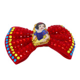 Disney Princess Snow White Red Sparkling Rhinestone Hair Bow - Pink Poppy Australia