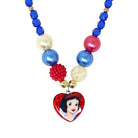 Disney Princess Snow White Pendant Stretch Beaded Necklace & Bracelet - Pink Poppy Australia