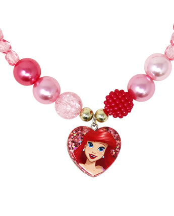 Disney Princess Ariel Pendant Stretch Beaded Necklace & Bracelet