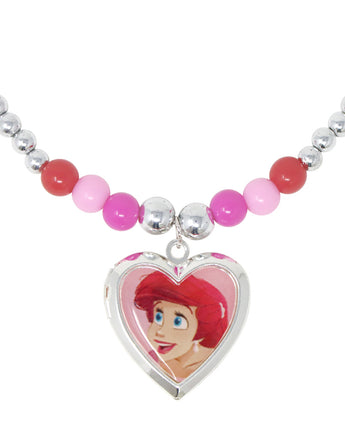 Disney Ariel Curious Locket & Gift Tag - Pink Poppy
