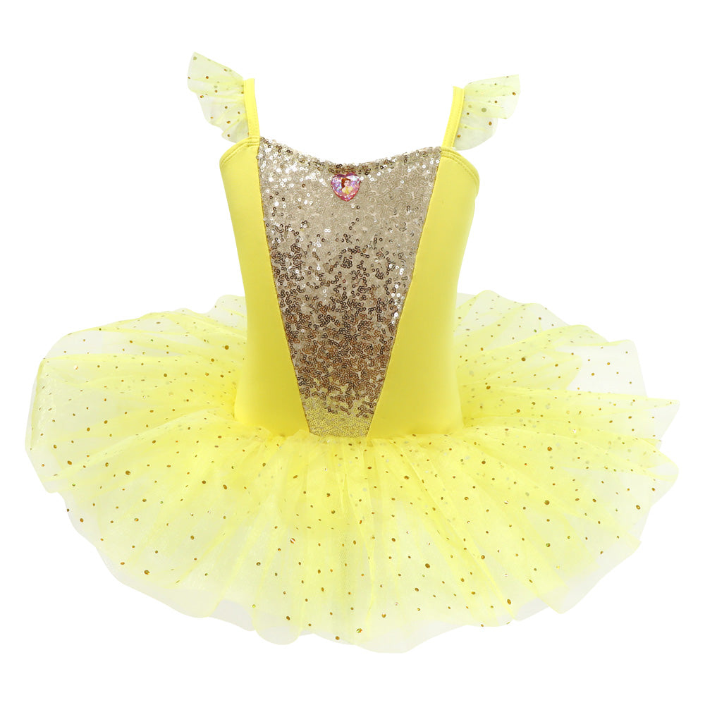 Disney Princess Belle Sparkling Tutu Dress - Pink Poppy