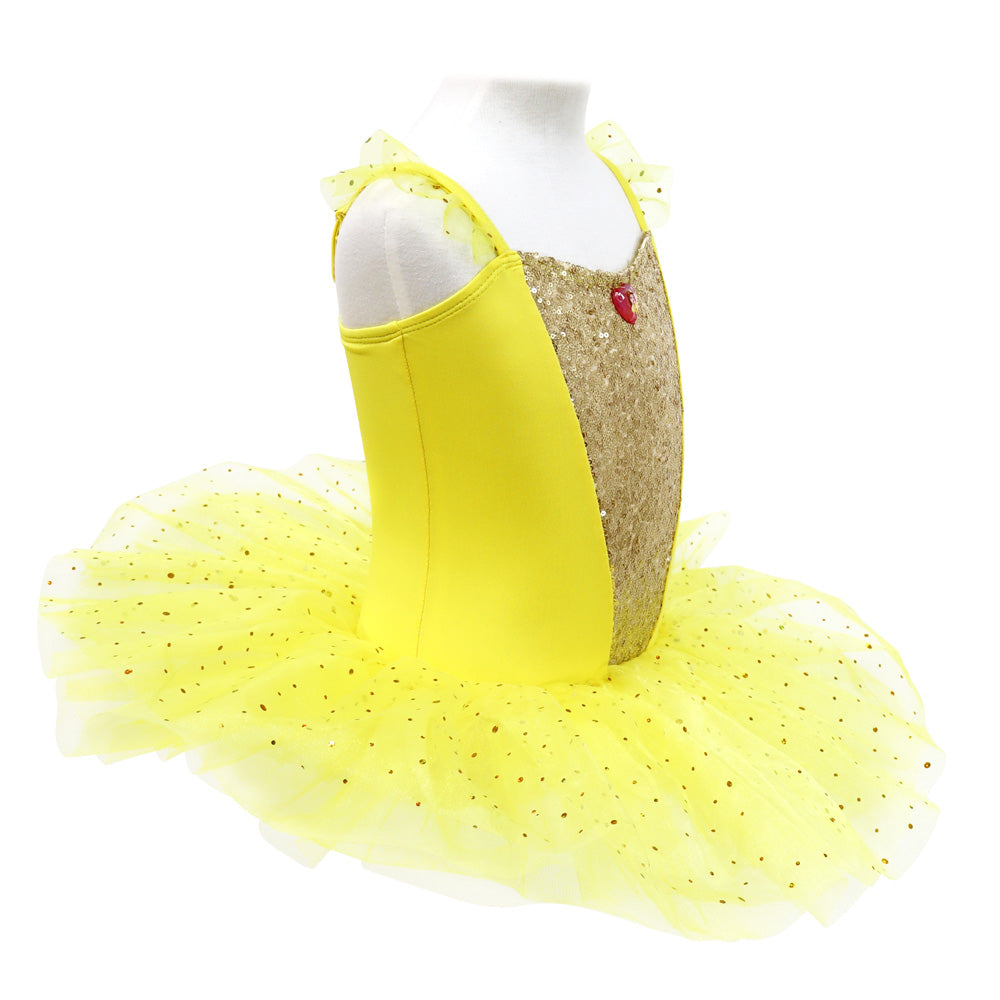 Disney Princess Belle Sparkling Tutu Dress - Pink Poppy