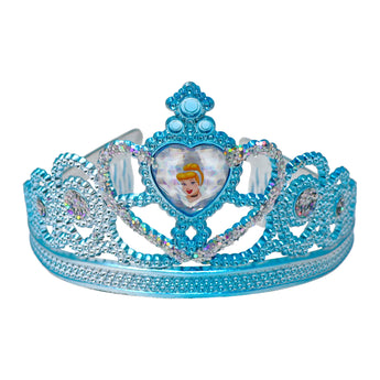 Disney Princess Cinderella Heart Gemstone & Glitter Crown