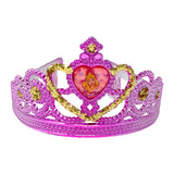 Disney Princess Aurora Heart Gemstone & Glitter Crown - Pink Poppy Australia