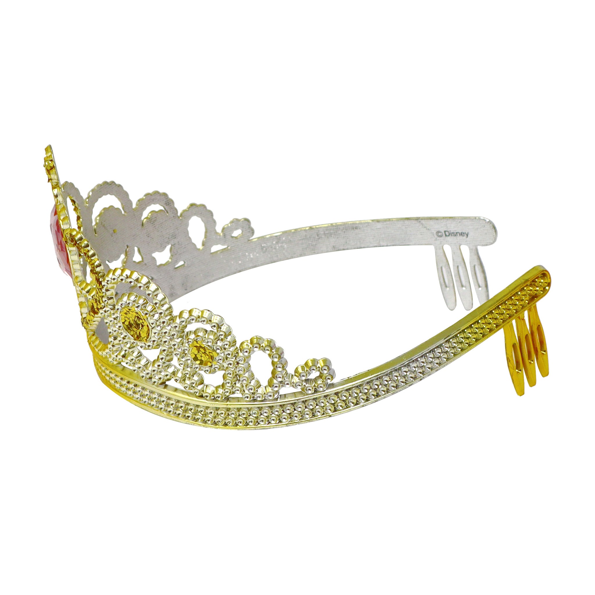 Disney Princess Belle Heart Gemstone & Glitter Crown - Pink Poppy Australia