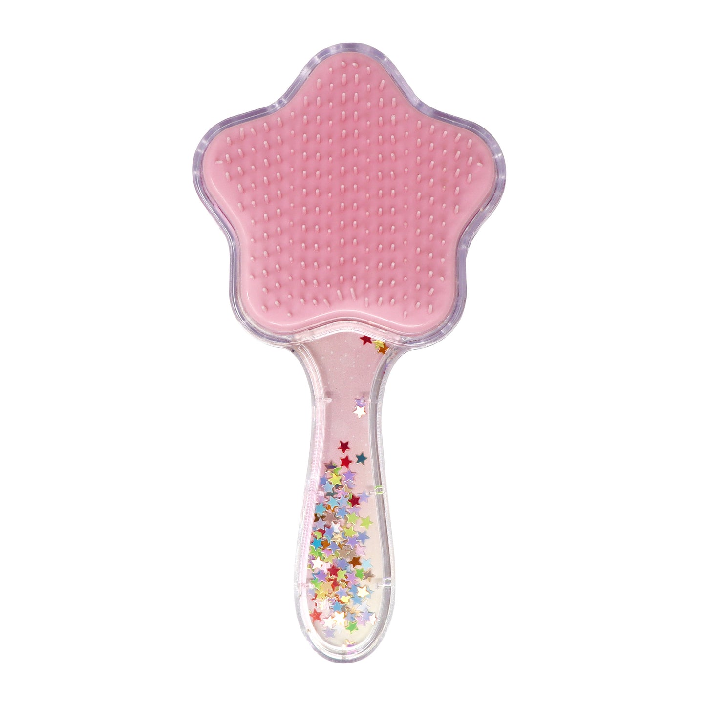 Unicorn & Vibrant Vacation Holographic Glitter Hairbrush - Pink Poppy Australia