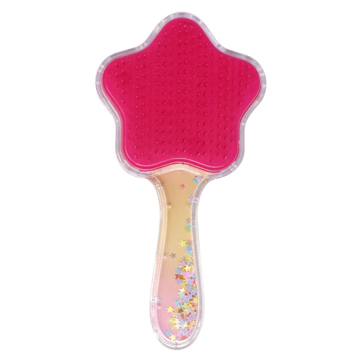 Unicorn & Vibrant Vacation Holographic Glitter Hairbrush - Pink Poppy Australia