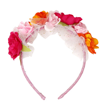 Pink Poppy Rainbow Butterfly Floral Headband - Pink Poppy Australia