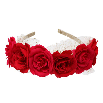 Holiday Floral Headband - Pink Poppy Australia