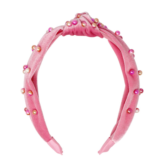 Ballerina Pearl Headband - Pink Poppy Australia