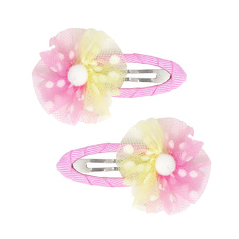 Pink Mesh Hair Clip - Pink Poppy Australia