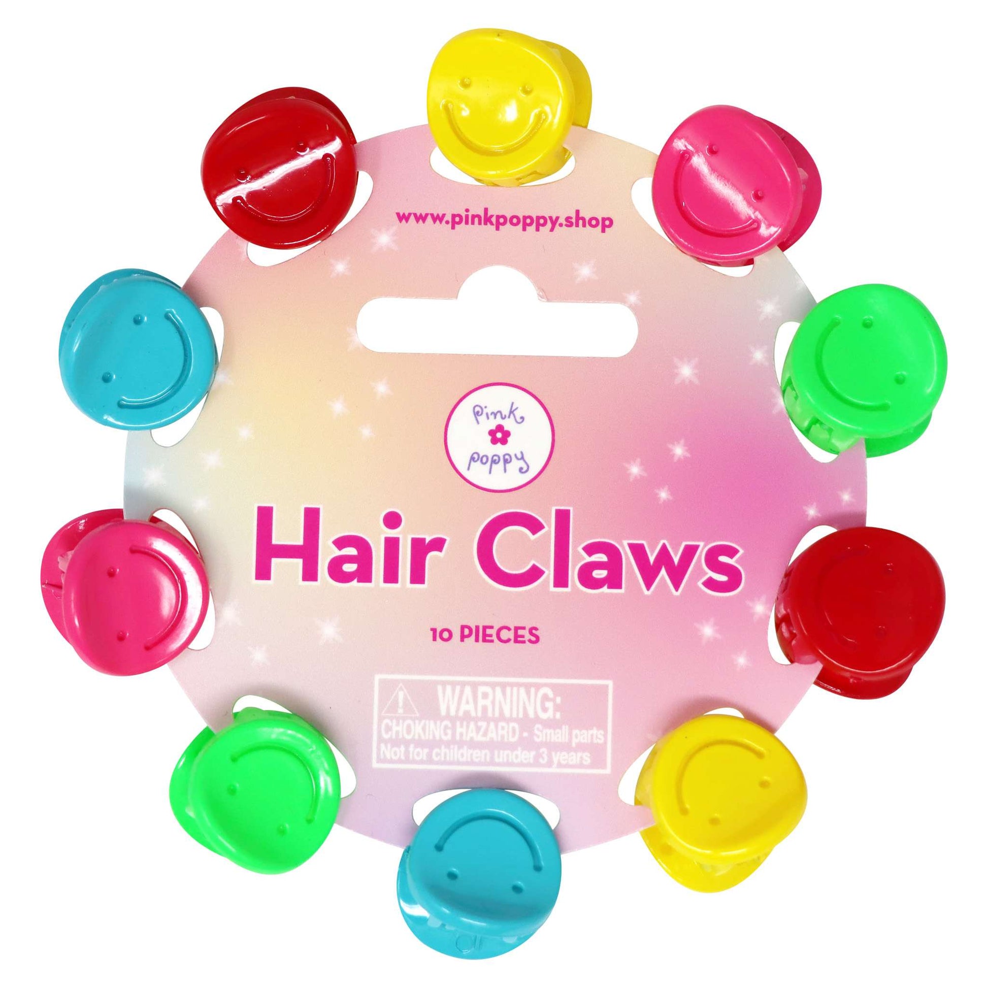 Smiley Hair Claws - Pink Poppy Australia