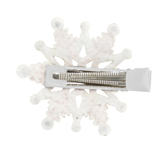Gold Rhinestone Snowflake Hair Clip - Pink Poppy Australia