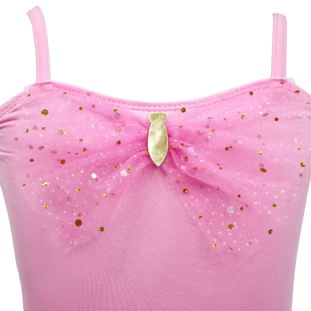 Butterfly Skies Sunset Sparkle Tutu Dress - Pink Poppy