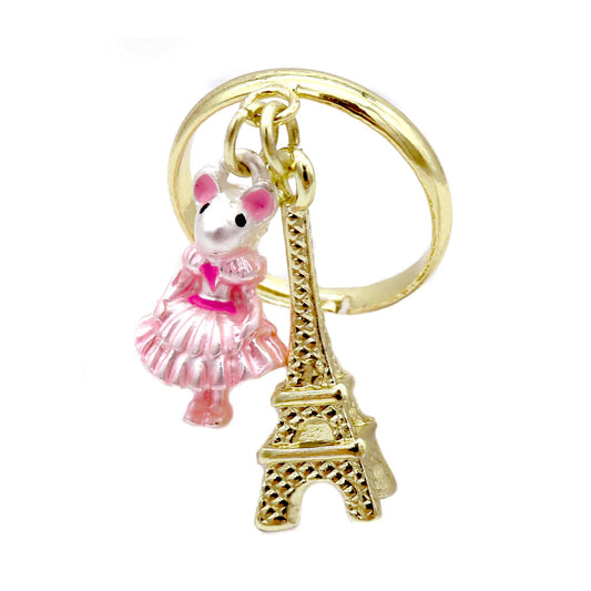 Claris: The Chicest Mouse In Paris™ Fashion Charm Ring - Pink Poppy Australia