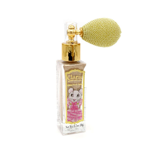 Claris: The Chicest Mouse In Paris™ Glitter Body Spray Atomiser - Pink Poppy Australia