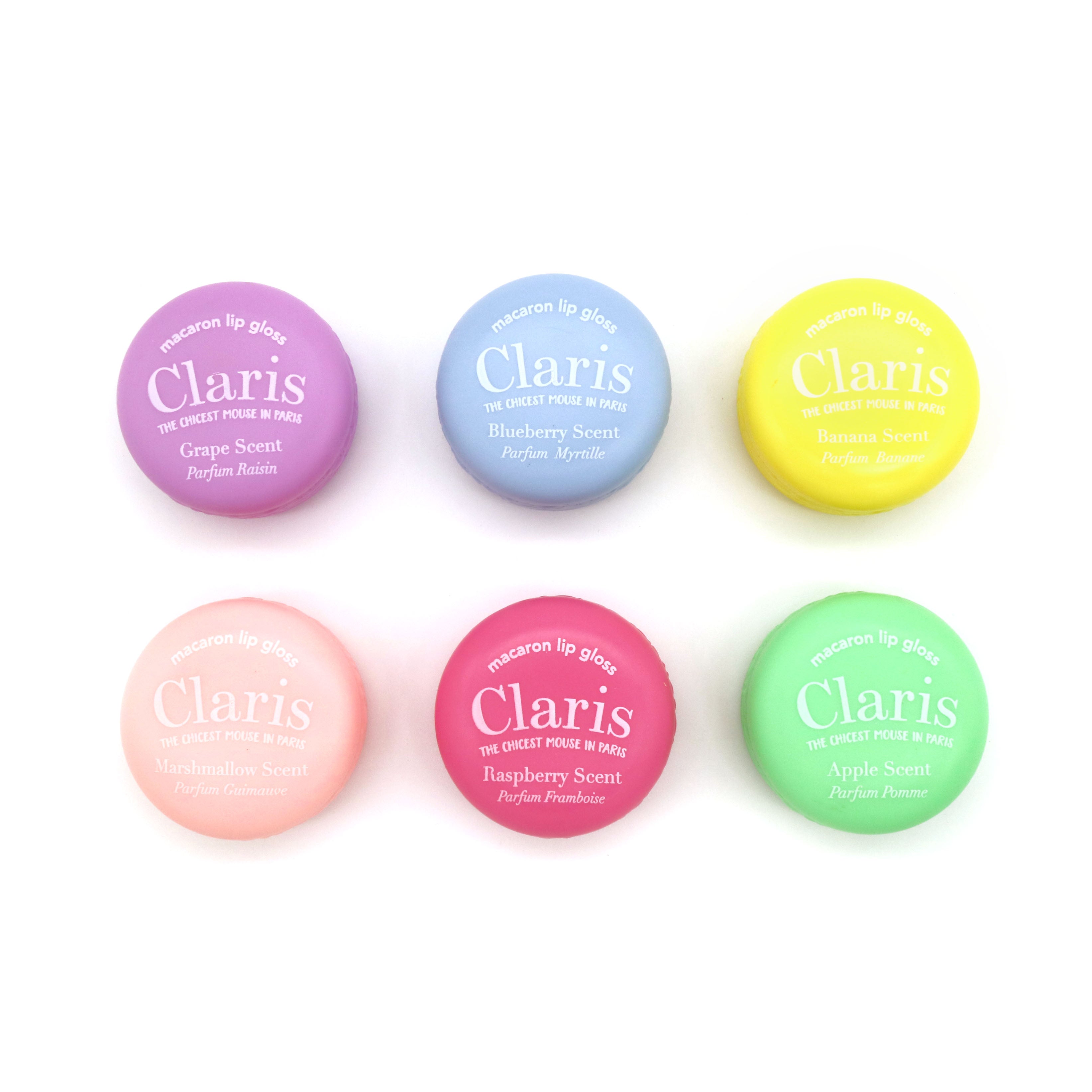 Claris: The Chicest Mouse In Paris™ Macaron Lip Gloss Set - Pink Poppy Australia