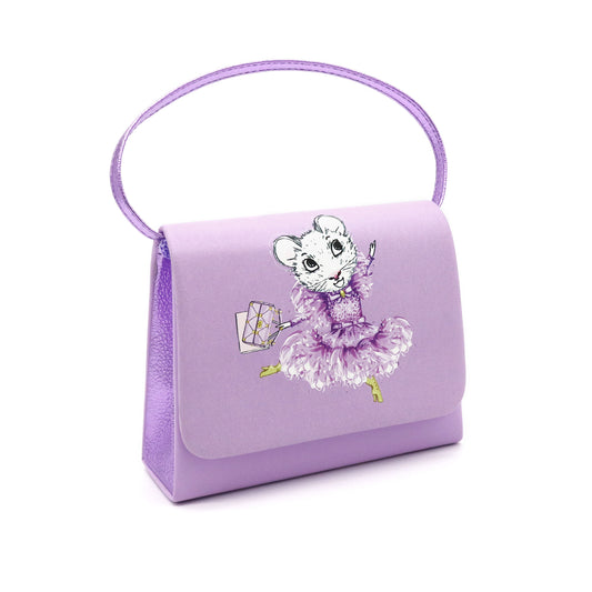 Claris: The Chicest Mouse In Paris™ The Secret Crown Mini Handbag in Lilac - Pink Poppy Australia