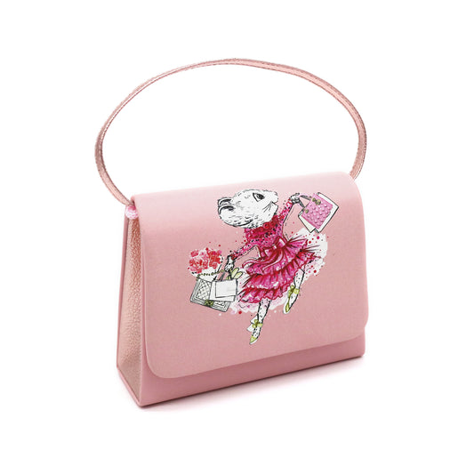 Claris: The Chicest Mouse In Paris™ Fashion Mini Handbag in Pink - Pink Poppy Australia