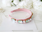 Claris: The Chicest Mouse In Paris™ Fashion Jewelled Headband - Pink Poppy Australia