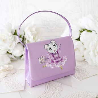 Claris: The Chicest Mouse In Paris™ The Secret Crown Mini Handbag in Lilac - Pink Poppy Australia