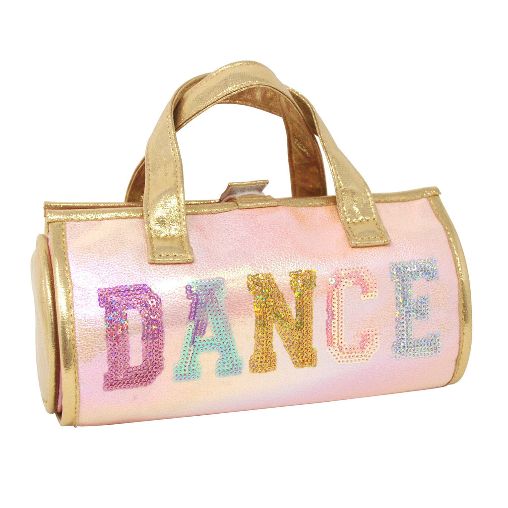 Girl's Dance Blush Pink Travel Jewellery & Cosmetics Roll Up Bag - Pink Poppy