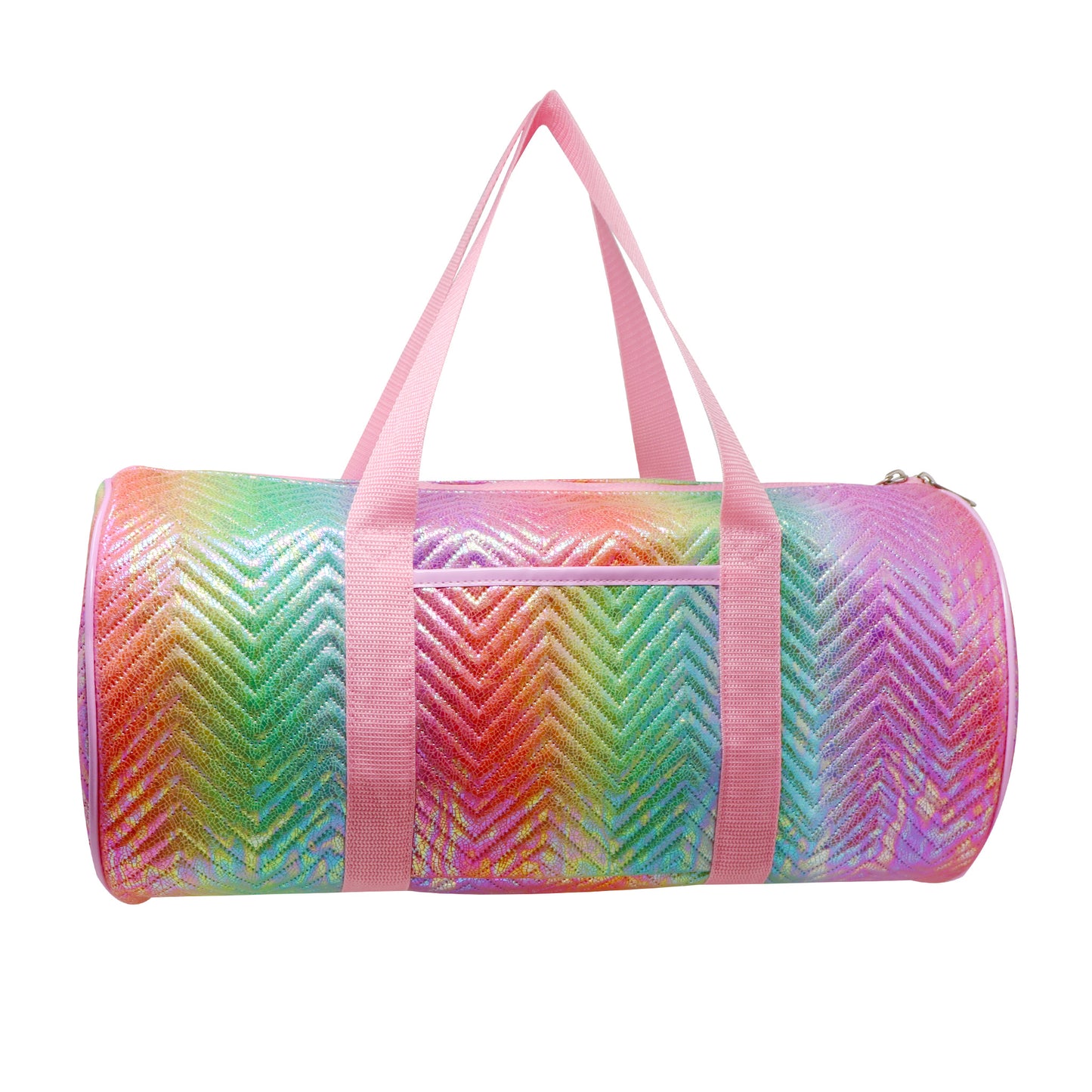 Unicorn Dreamer Quilted Rainbow Duffle Bag - Pink Poppy Australia