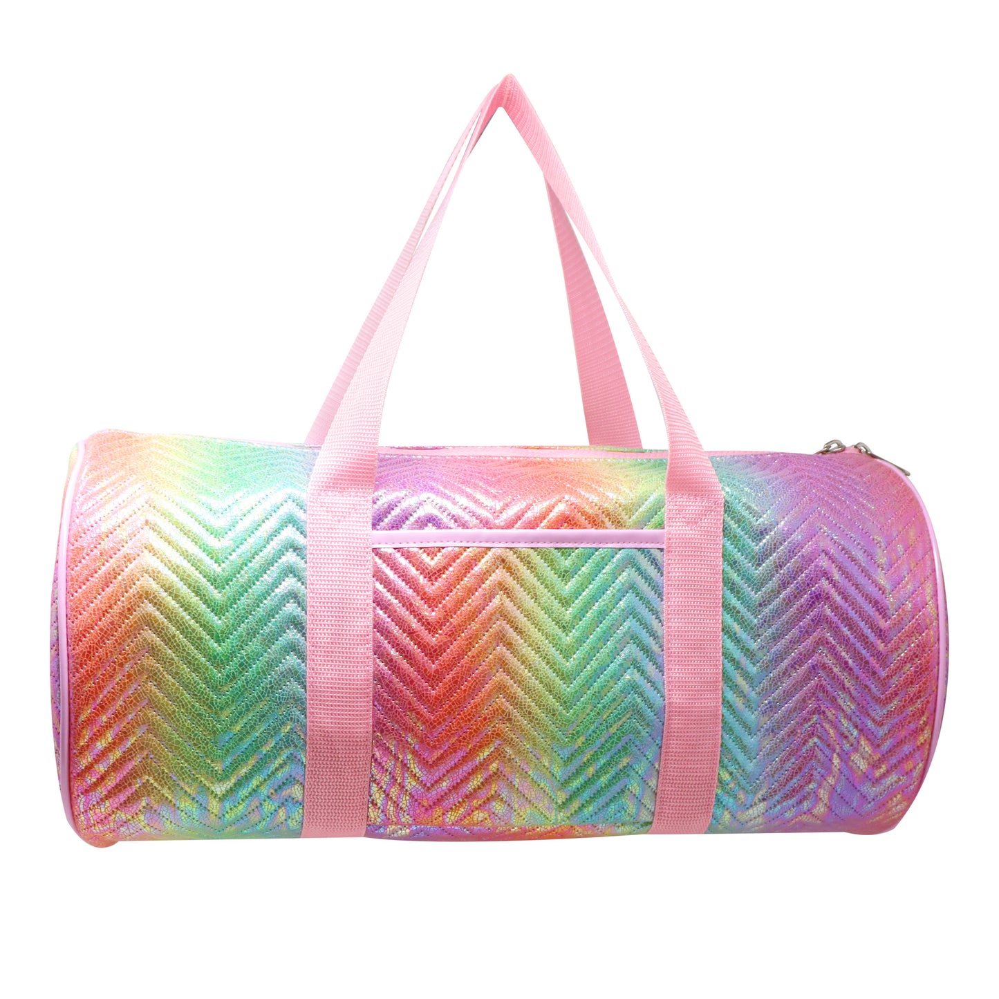 Unicorn Dreamer Quilted Rainbow Duffle Bag - Pink Poppy Australia