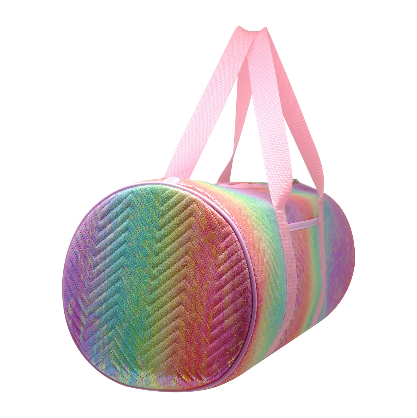 Unicorn Dreamer Quilted Rainbow Duffle Bag - Pink Poppy Australia