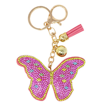 Butterfly Bag Charm - Pink Poppy Australia