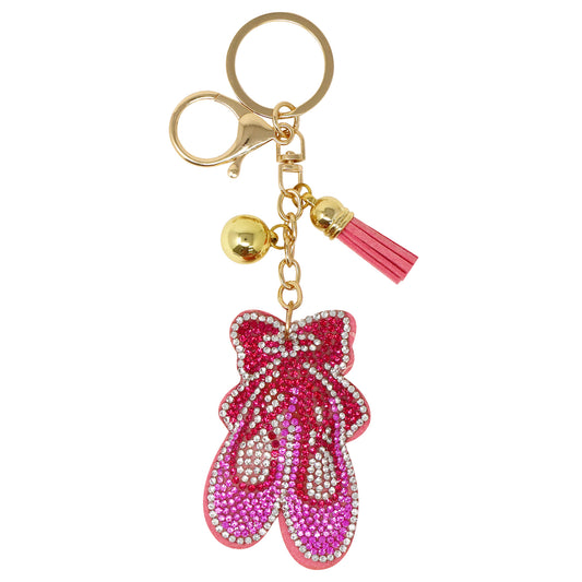 Ballerina Jewelled Bag Charm - Pink Poppy Australia