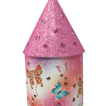 Butterfly Skies Colour Changing LED Lantern - Pink Poppy