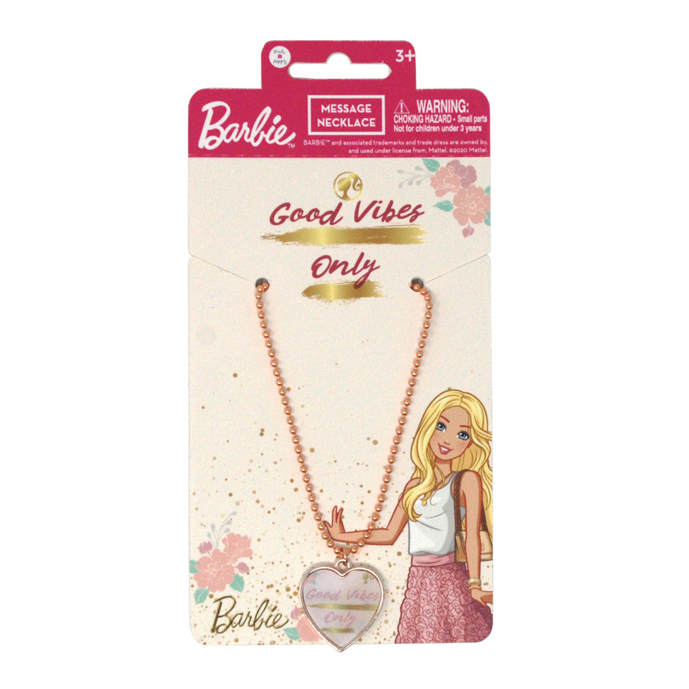 Barbie Rose Gold Good Vibes Only Necklaces - Pink Poppy