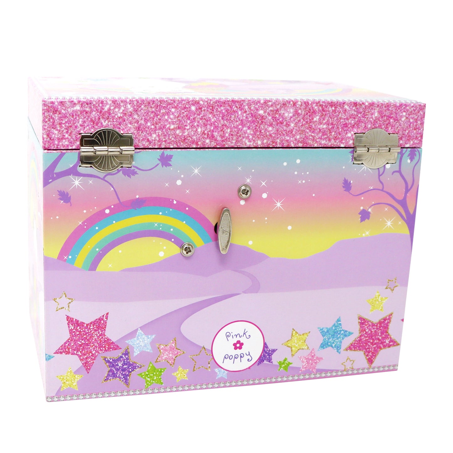 Caticorn Dreams Medium Musical Jewellery Box - Pink Poppy Australia