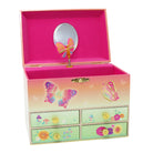 Rainbow Butterfly Medium Musical Jewellery Box - Pink Poppy Australia
