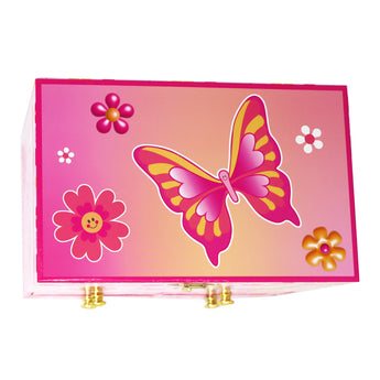 Vibrant Vacation Medium Musical Jewellery Box - Pink Poppy Australia