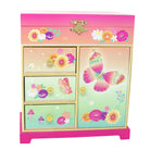 Rainbow Butterfly Large Music Box - Pink Poppy Australia