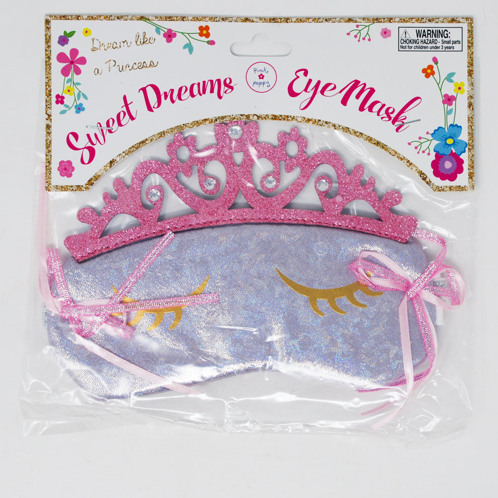 Sweet Dreams Princess Eye Mask - Pink Poppy