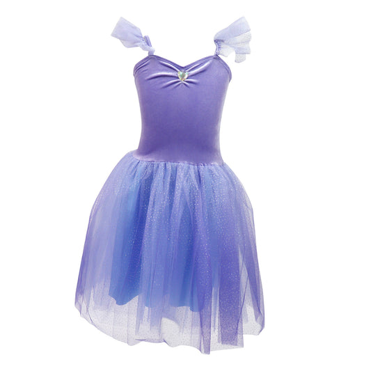 Princess Violet Velvet Dress with Tulle Skirt - Pink Poppy Australia