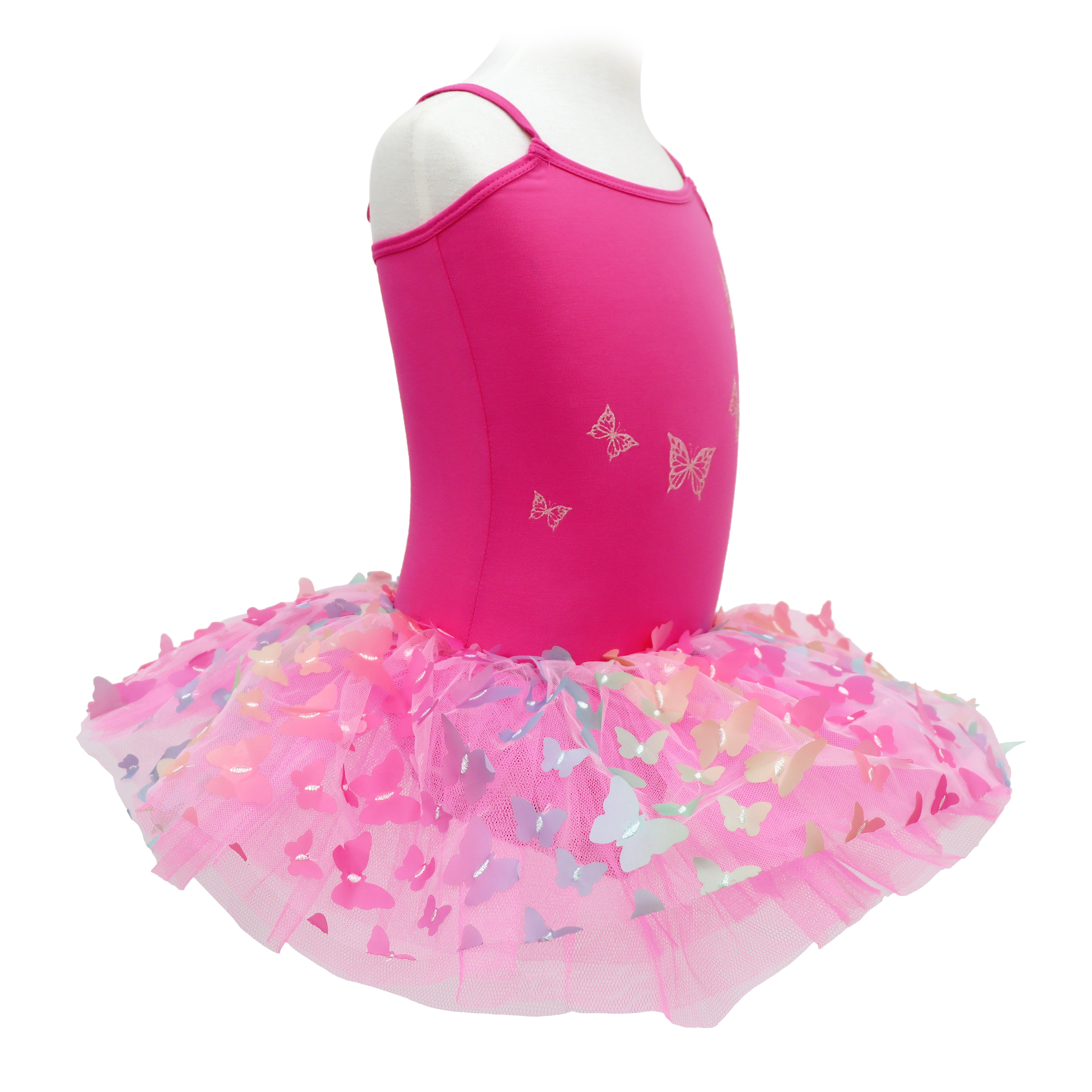 Rainbow Butterfly Tutu Hot Pink - Pink Poppy Australia
